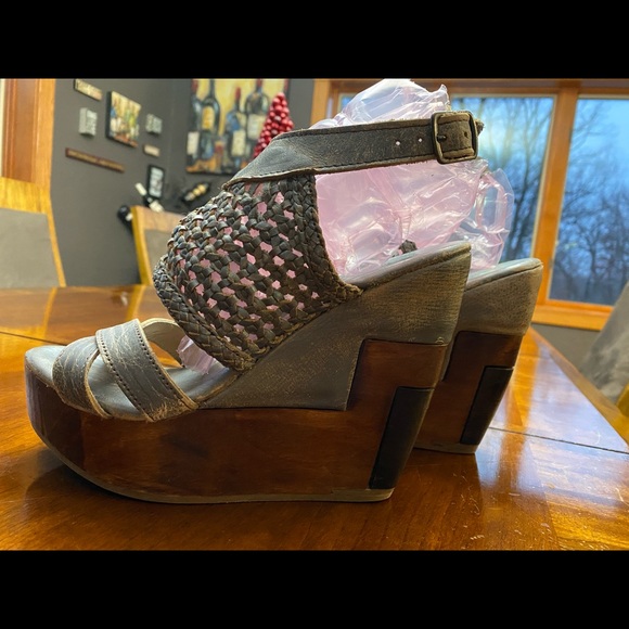 Bed Stu Wedge Petra  Platform Sandals - Picture 2 of 7